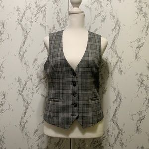 Banana Republic Plaid Vest